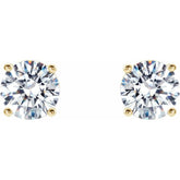 14K Yellow 1 CTW Natural Diamond Cocktail-Style Earrings